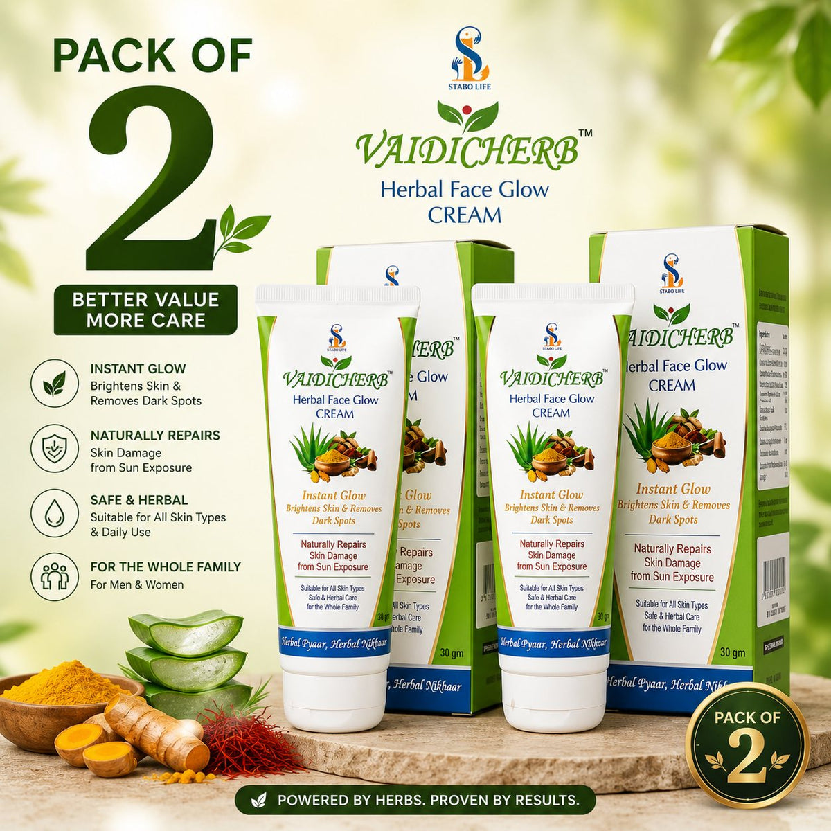 VaidicHerb Pack of 2 — better value