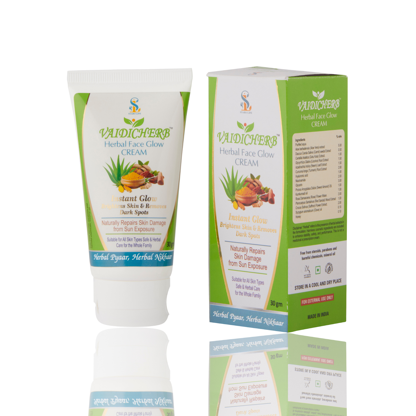 VaidicHerb Skin Repair Cream for damaged skin and natural glow