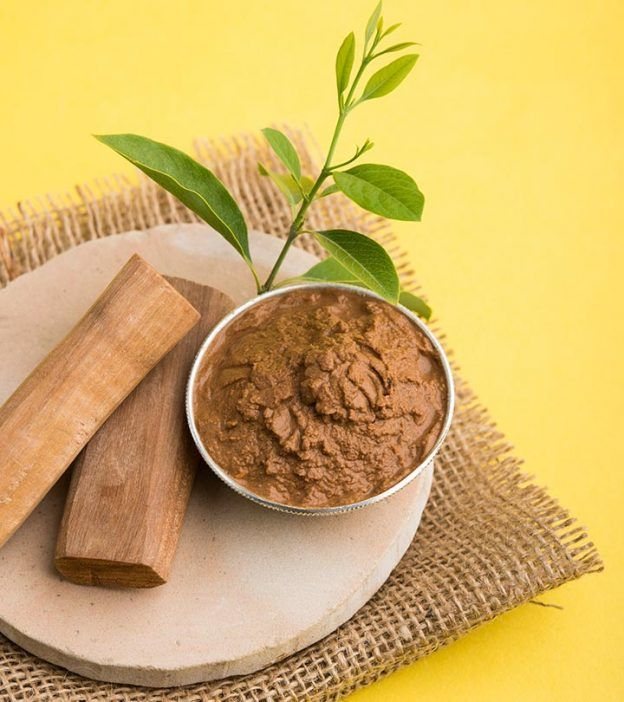 Sandalwood sticks and powder